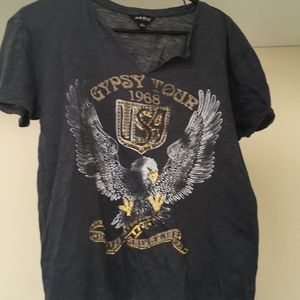 Lucky Brand grey light weight tee